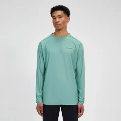 Berghaus 24/7 Long Sleeve Tech T-Shirt für Herren - Grün-Herren Baselayer