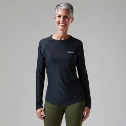 Berghaus 24/7 Long Sleeve T-Shirt für Damen - Schwarz-Damen Baselayer