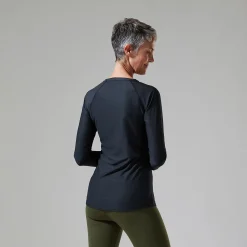 Berghaus 24/7 Long Sleeve T-Shirt für Damen - Schwarz-Damen Baselayer
