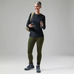 Berghaus 24/7 Long Sleeve T-Shirt für Damen - Schwarz-Damen Baselayer