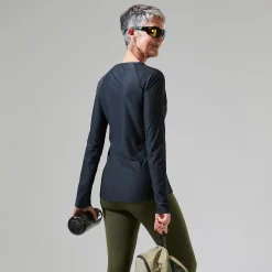 Berghaus 24/7 Long Sleeve T-Shirt für Damen - Schwarz-Damen Baselayer