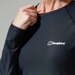Berghaus 24/7 Long Sleeve T-Shirt für Damen - Schwarz-Damen Baselayer