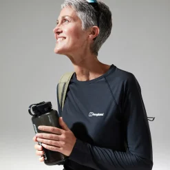 Berghaus 24/7 Long Sleeve T-Shirt für Damen - Schwarz-Damen Baselayer