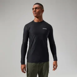 Berghaus 24/7 Long Sleeve T-Shirt für Herren - Schwarz-Herren Baselayer