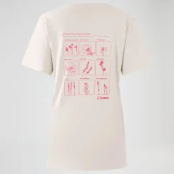 Berghaus Mount Botany Kurzarm Shirt für Damen - Grau-Damen T-shirts