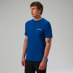 Berghaus Mountain Art Herren-T-Shirt - Blau-Herren T-shirts