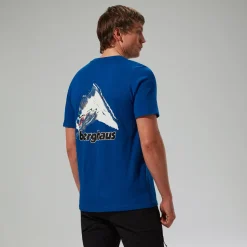 Berghaus Mountain Art Herren-T-Shirt - Blau-Herren T-shirts