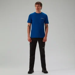 Berghaus Mountain Art Herren-T-Shirt - Blau-Herren T-shirts