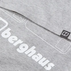 Berghaus Mountain Checklist Kurzarm Shirt für Herren - Grau-Herren T-shirts