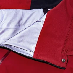 Berghaus MTN Arete Descend GTX Bib Pants für Herren - Dunkelrot/Schwarz-Herren Überhosen | Lange Hosen