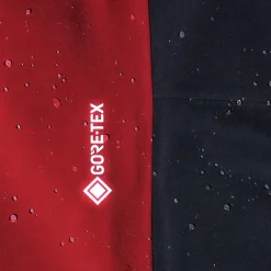 Berghaus MTN Arete Descend GTX Bib Pants für Herren - Dunkelrot/Schwarz-Herren Überhosen | Lange Hosen