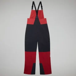 Berghaus MTN Arete Descend GTX Bib Pants für Herren - Dunkelrot/Schwarz-Herren Überhosen | Lange Hosen
