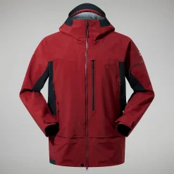 Berghaus MTN Arete Descend GTX Jacken für Herren - Dunkelrot/Schwarz-Herren Wasserdicht