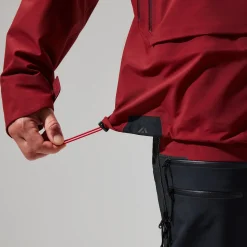 Berghaus MTN Arete Descend GTX Jacken für Herren - Dunkelrot/Schwarz-Herren Wasserdicht