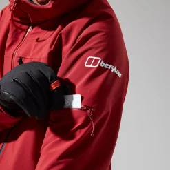 Berghaus MTN Arete Descend GTX Jacken für Damen - Rot-Damen Wasserdicht