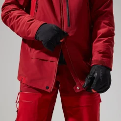 Berghaus MTN Arete Descend GTX Jacken für Damen - Rot-Damen Wasserdicht