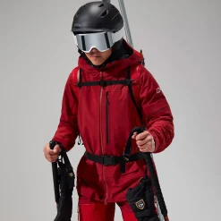 Berghaus MTN Arete Descend GTX Jacken für Damen - Rot-Damen Wasserdicht