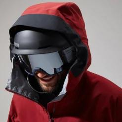 Berghaus MTN Arete Descend GTX Jacken für Herren - Dunkelrot/Schwarz-Herren Wasserdicht