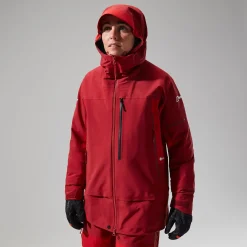 Berghaus MTN Arete Descend GTX Jacken für Damen - Rot-Damen Wasserdicht