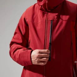 Berghaus MTN Arete Descend GTX Jacken für Damen - Rot-Damen Wasserdicht
