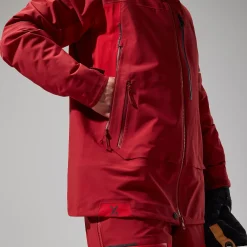 Berghaus MTN Arete Descend GTX Jacken für Damen - Rot-Damen Wasserdicht