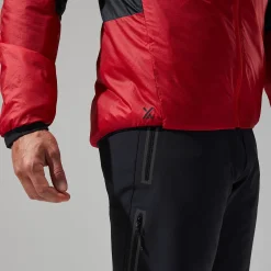 Berghaus MTN Arete LB Synthetischer Hoodie für Herren - Rot/Schwarz-Herren Hoodies Und Sweatshirts