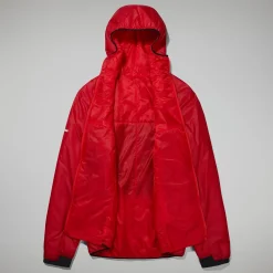 Berghaus MTN Arete LB Synthetischer Hoodie für Herren - Rot/Schwarz-Herren Hoodies Und Sweatshirts