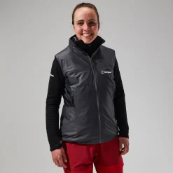 Berghaus MTN Arete Synthetische Weste für Damen - Grau/Schwarz-Damen Westen | Isolierend