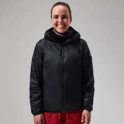 Berghaus MTN Arete Synthetischer Hoodie für Damen - Schwarz/Grau-Damen Isolierend | Lightweight