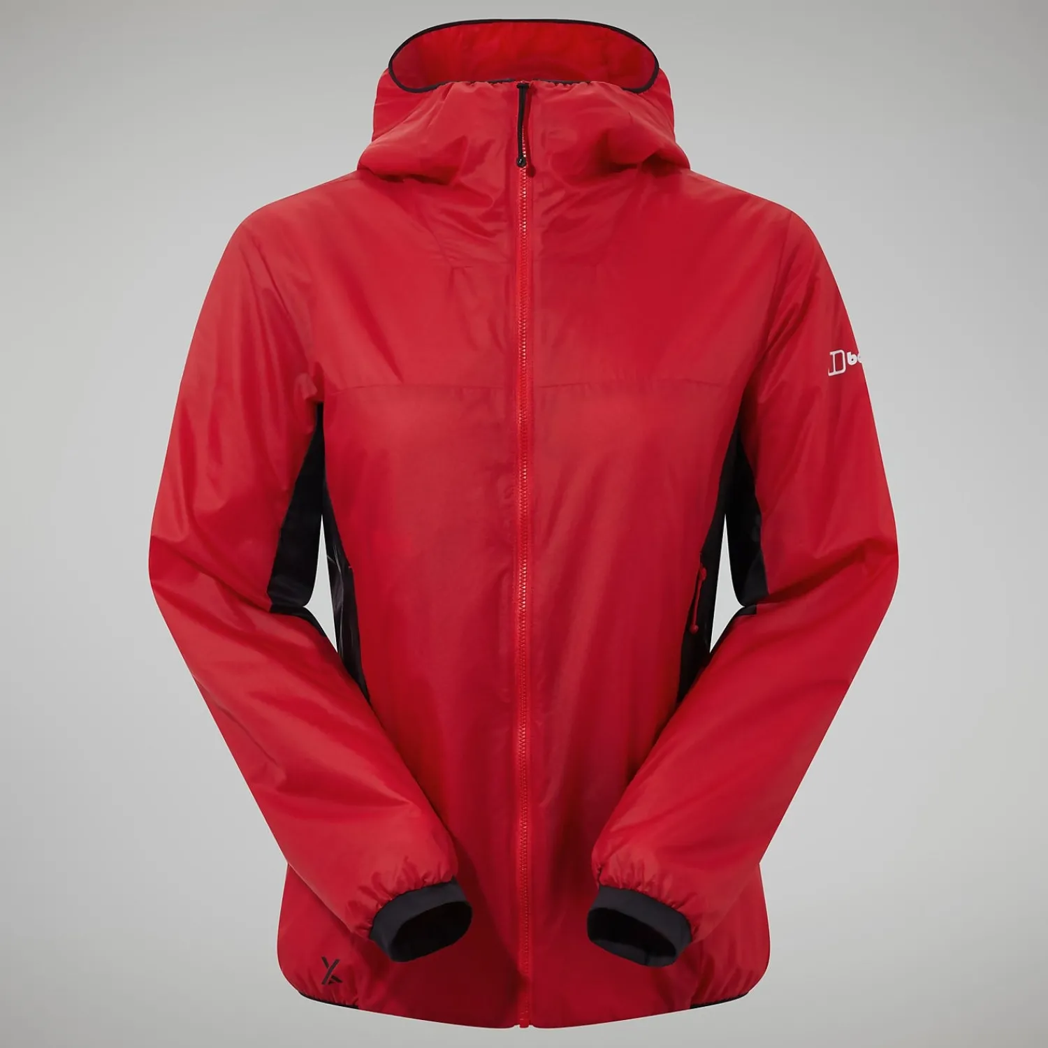 Berghaus MTN Arete Synthetischer Hoodie für Damen - Rot/Schwarz-Damen Isolierend | Lightweight