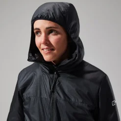 Berghaus MTN Arete Synthetischer Hoodie für Damen - Schwarz/Grau-Damen Isolierend | Lightweight