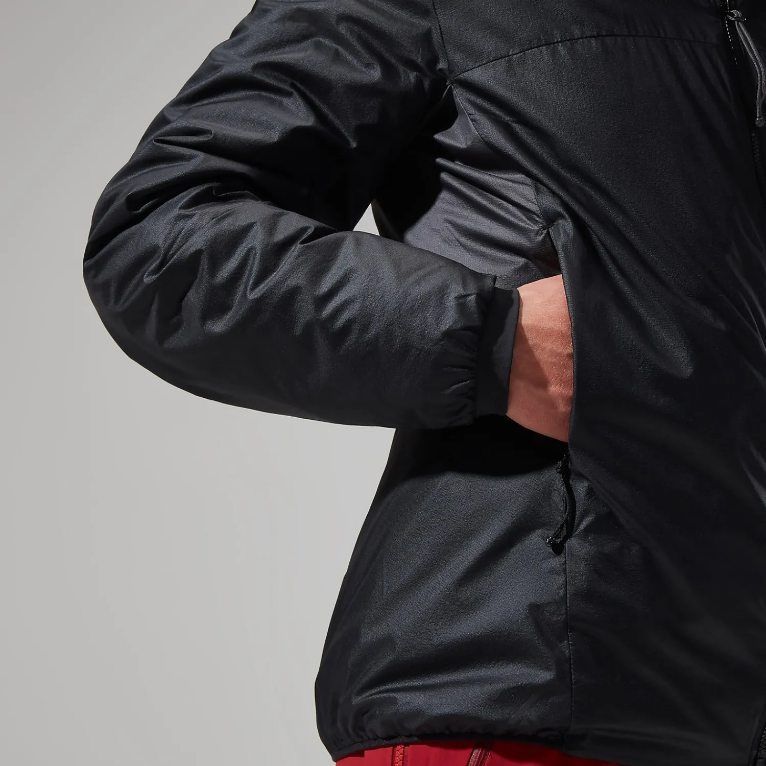 Berghaus MTN Arete Synthetischer Hoodie für Damen - Schwarz/Grau-Damen Isolierend | Lightweight