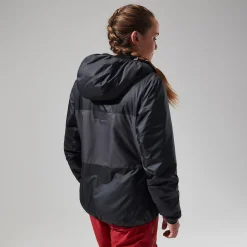 Berghaus MTN Arete Synthetischer Hoodie für Damen - Schwarz/Grau-Damen Isolierend | Lightweight