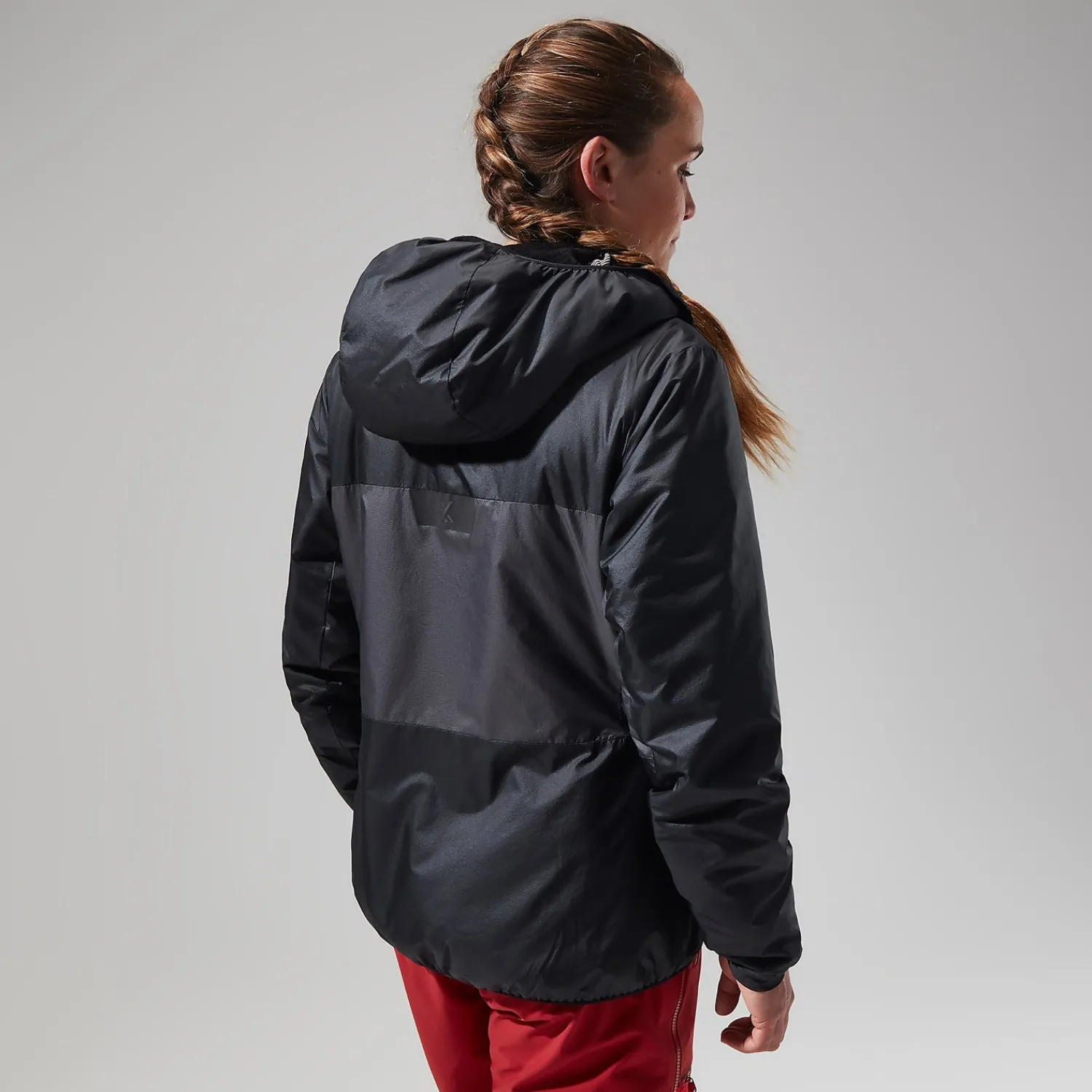 Berghaus MTN Arete Synthetischer Hoodie für Damen - Schwarz/Grau-Damen Isolierend | Lightweight