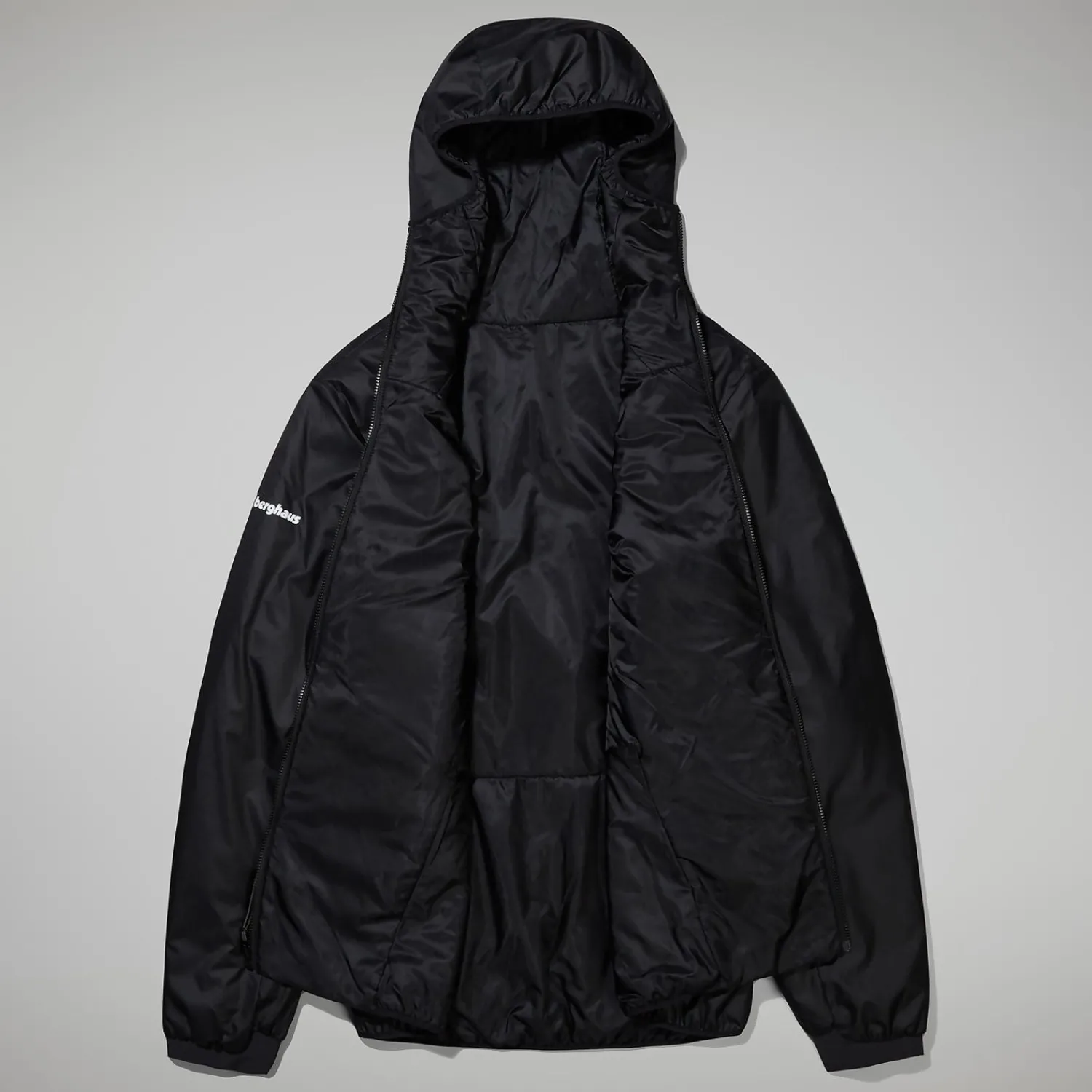 Berghaus MTN Arete Synthetischer Hoodie für Damen - Schwarz/Grau-Damen Isolierend | Lightweight