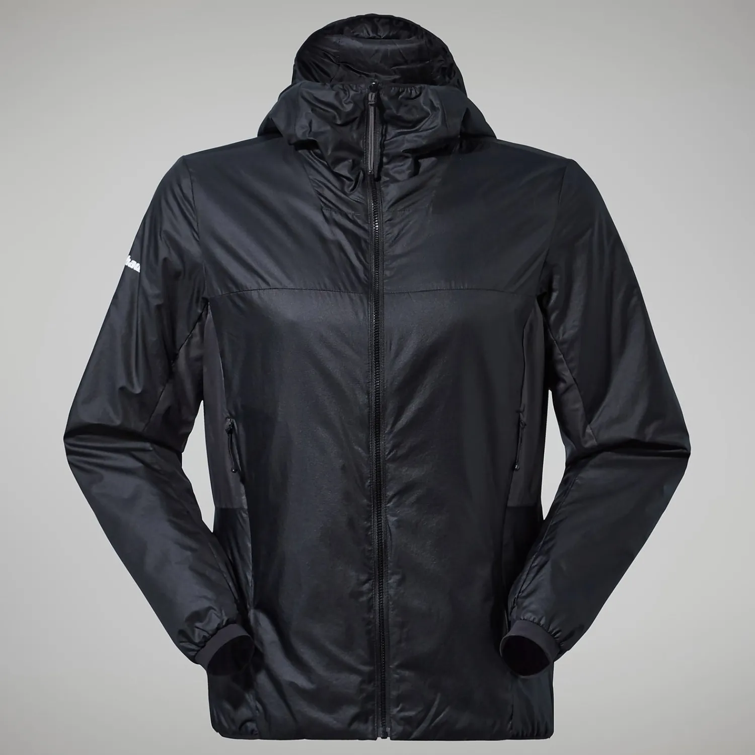 Berghaus MTN Arete Synthetischer Hoodie für Damen - Schwarz/Grau-Damen Isolierend | Lightweight