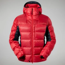 Berghaus MTN Arete Ultra Down Hoodie für Herren - Rot/Schwarz-Herren Hoodies Und Sweatshirts | Isolierend