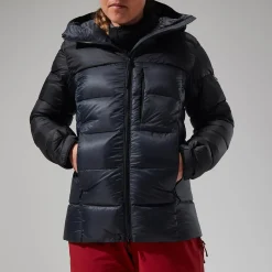 Berghaus MTN Arete Ultra Down Hoodie für Damen - Schwarz-Damen Isolierend