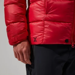 Berghaus MTN Arete Ultra Down Hoodie für Damen - Rot-Damen Isolierend