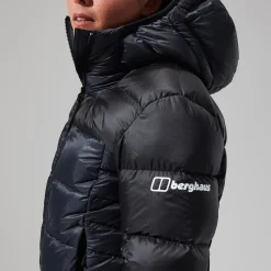 Berghaus MTN Arete Ultra Down Hoodie für Damen - Schwarz-Damen Isolierend
