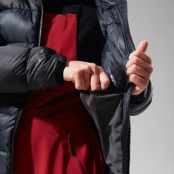 Berghaus MTN Arete Ultra Down Hoodie für Damen - Schwarz-Damen Isolierend