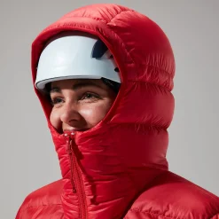 Berghaus MTN Arete Ultra Down Hoodie für Damen - Rot-Damen Isolierend