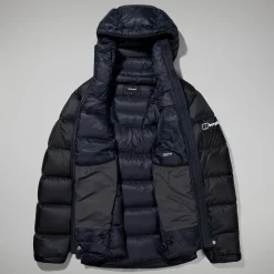 Berghaus MTN Arete Ultra Down Hoodie für Damen - Schwarz-Damen Isolierend