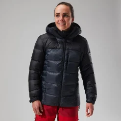 Berghaus MTN Arete Ultra Down Hoodie für Damen - Schwarz-Damen Isolierend