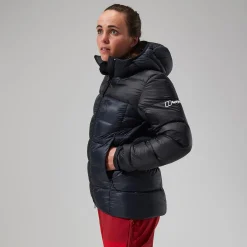 Berghaus MTN Arete Ultra Down Hoodie für Damen - Schwarz-Damen Isolierend
