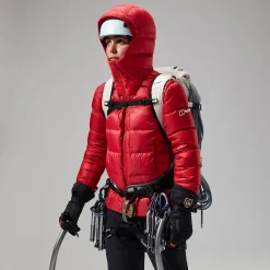 Berghaus MTN Arete Ultra Down Hoodie für Damen - Rot-Damen Isolierend