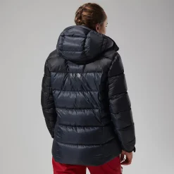 Berghaus MTN Arete Ultra Down Hoodie für Damen - Schwarz-Damen Isolierend