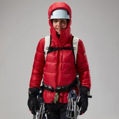 Berghaus MTN Arete Ultra Down Hoodie für Damen - Rot-Damen Isolierend