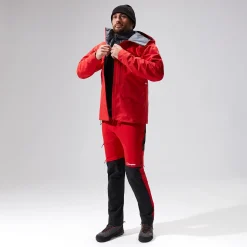 Berghaus MTN Guide Alpine Hosen für Herren - Rot/Schwarz-Herren Lange Hosen