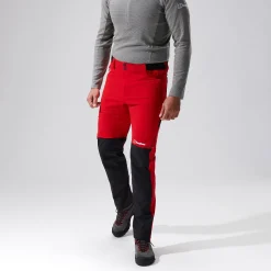 Berghaus MTN Guide Alpine Hosen für Herren - Rot/Schwarz-Herren Lange Hosen